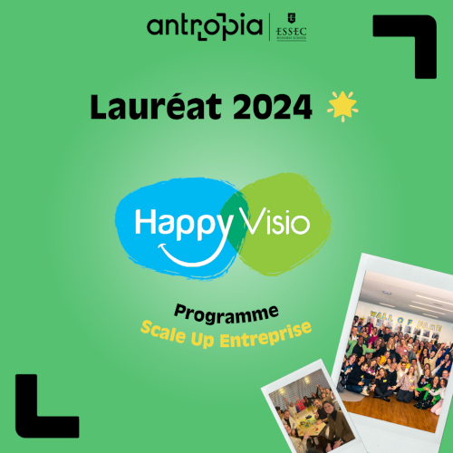 image HappyVisio, lauréat de la nouvelle promotion d'entrepreneurs accompagnés par Antropia ESSEC
